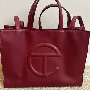 Large Red Telfar Bag